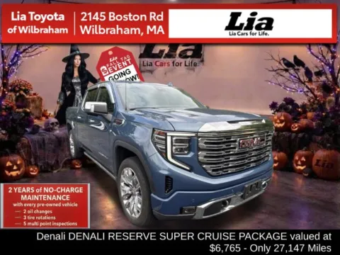 Blue 2024 GMC Sierra 1500 Denali for sale in Wilbraham, MA