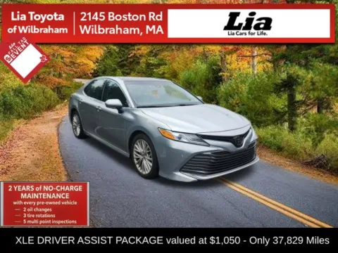 Silver 2018 Toyota Camry XLE for sale in Wilbraham, MA