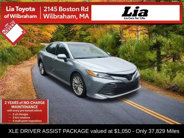 Silver 2018 Toyota Camry XLE for sale in Wilbraham, MA