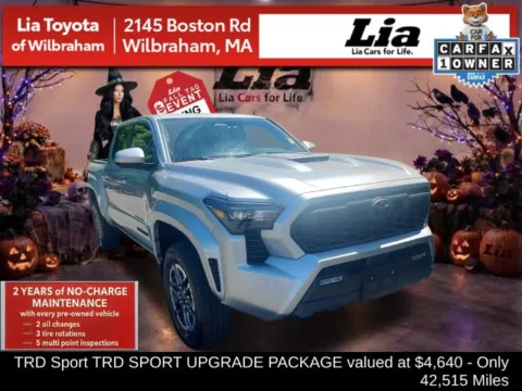 Silver 2024 Toyota Tacoma TRD Sport for sale in Wilbraham, MA