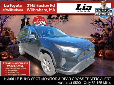 Black 2024 Toyota RAV4 Hybrid LE for sale in Wilbraham, MA