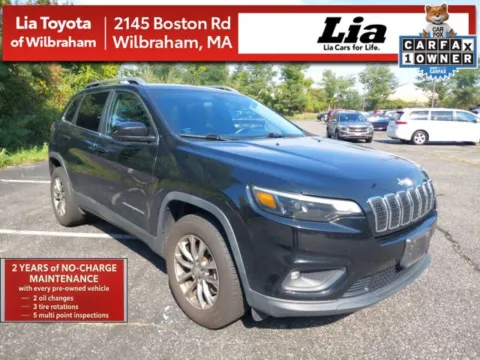 Black 2019 Jeep Cherokee Latitude Plus for sale in Wilbraham, MA