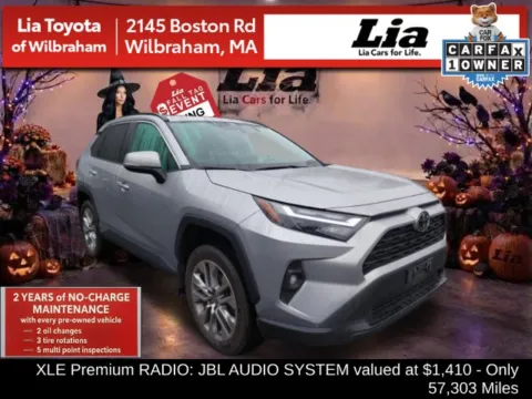 Silver 2023 Toyota RAV4 XLE Premium for sale in Wilbraham, MA