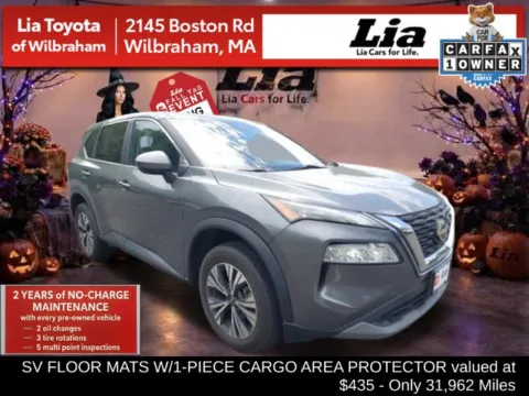 Gray 2023 Nissan Rogue SV for sale in Wilbraham, MA