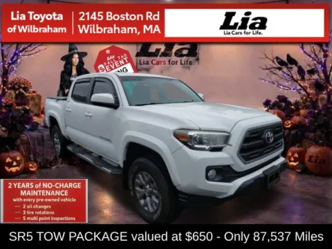 White 2017 Toyota Tacoma SR5 for sale in Wilbraham, MA