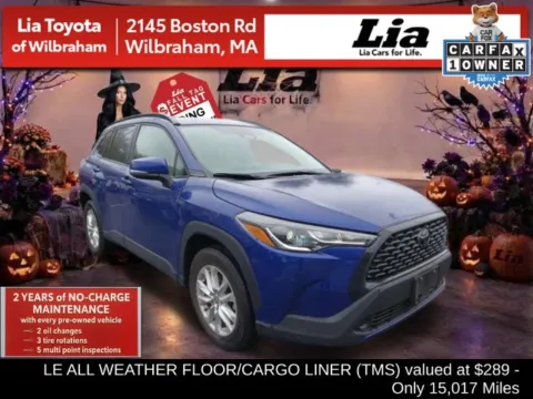 Blue 2024 Toyota Corolla Cross LE for sale in Wilbraham, MA