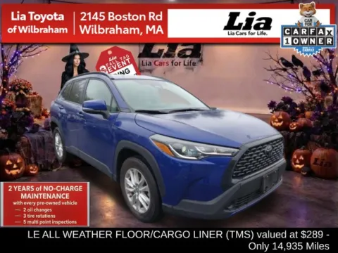 Blue 2024 Toyota Corolla Cross LE for sale in Wilbraham, MA