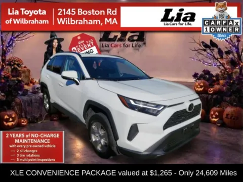 White 2024 Toyota RAV4 XLE for sale in Wilbraham, MA
