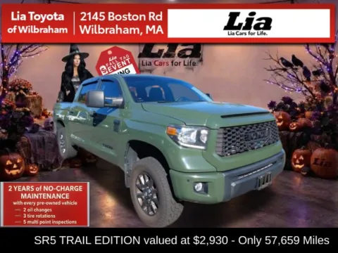 Green 2021 Toyota Tundra SR5 for sale in Wilbraham, MA