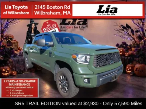 Green 2021 Toyota Tundra SR5 for sale in Wilbraham, MA