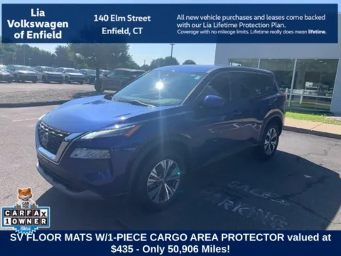 Blue 2023 Nissan Rogue SV for sale in Enfield, CT
