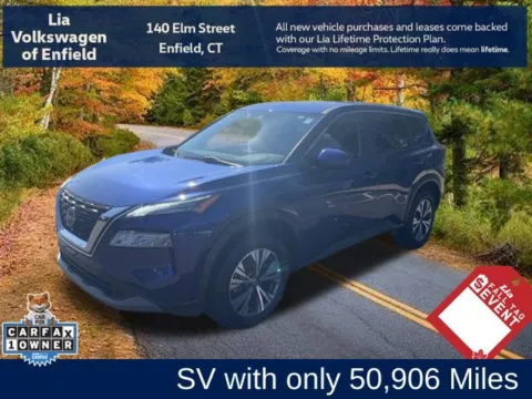 Blue 2023 Nissan Rogue SV for sale in Enfield, CT