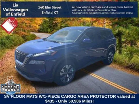 Blue 2023 Nissan Rogue SV for sale in Enfield, CT