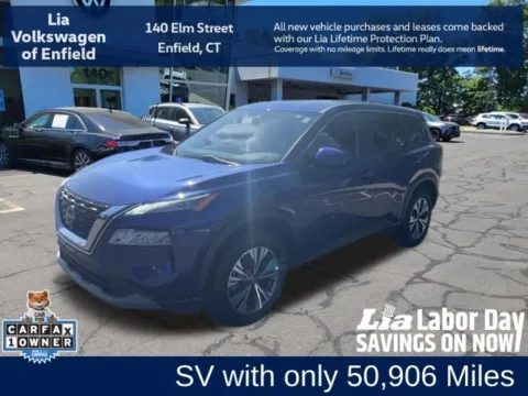 Blue 2023 Nissan Rogue SV for sale in Enfield, CT