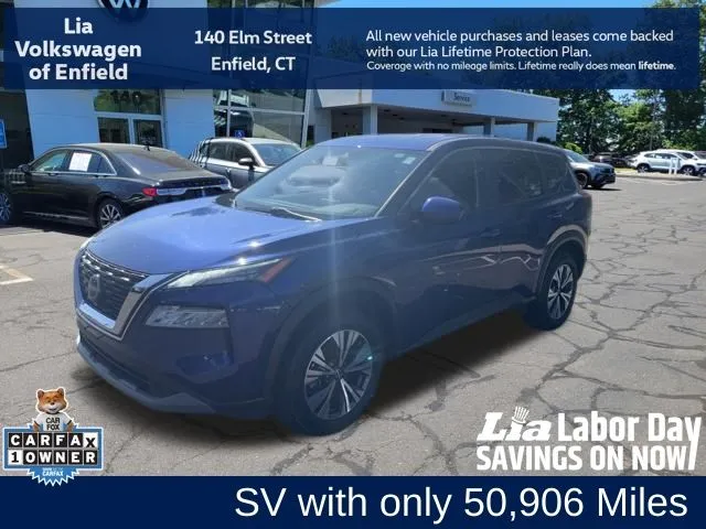 Blue 2023 Nissan Rogue SV for sale in Enfield, CT