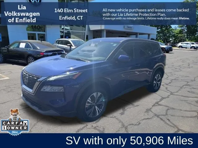 Blue 2023 Nissan Rogue SV for sale in Enfield, CT