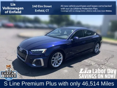 Blue 2024 Audi A5 Sportback 45 S line Premium Plus for sale in Enfield, CT