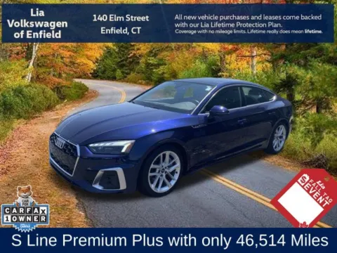 Blue 2024 Audi A5 Sportback 45 S line Premium Plus for sale in Enfield, CT