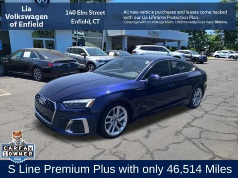 Blue 2024 Audi A5 Sportback 45 S line Premium Plus for sale in Enfield, CT