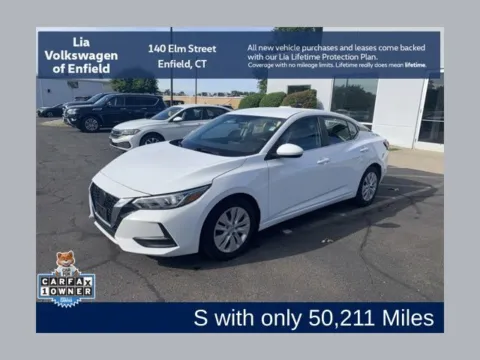 White 2022 Nissan Sentra S for sale in Enfield, CT