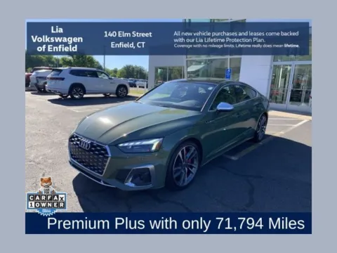 Green 2022 Audi S5 Sportback Premium Plus for sale in Enfield, CT