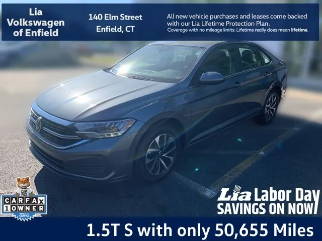 Gray 2024 Volkswagen Jetta 1.5T S for sale in Enfield, CT