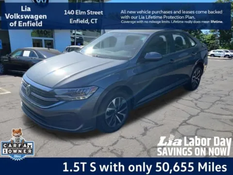 Gray 2024 Volkswagen Jetta 1.5T S for sale in Enfield, CT