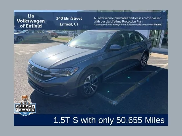 Gray 2024 Volkswagen Jetta 1.5T S for sale in Enfield, CT