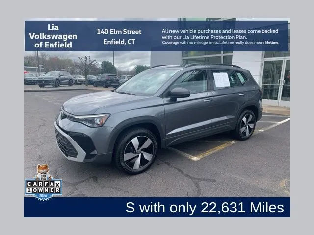 Gray 2025 Volkswagen Taos 1.5T S for sale in Enfield, CT
