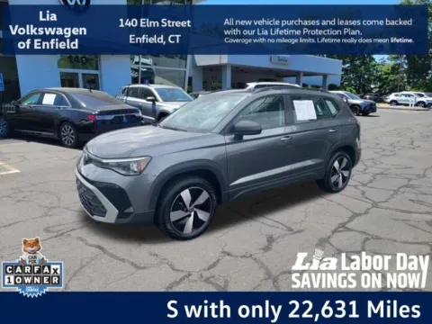 Gray 2025 Volkswagen Taos 1.5T S for sale in Enfield, CT
