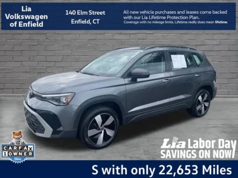 Gray 2025 Volkswagen Taos 1.5T S for sale in Enfield, CT