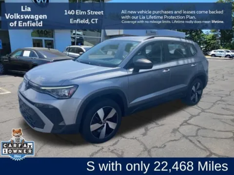 Silver 2025 Volkswagen Taos 1.5T S for sale in Enfield, CT