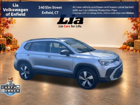 Silver 2025 Volkswagen Taos 1.5T S for sale in Enfield, CT