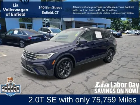 Blue 2023 Volkswagen Tiguan 2.0T SE for sale in Enfield, CT