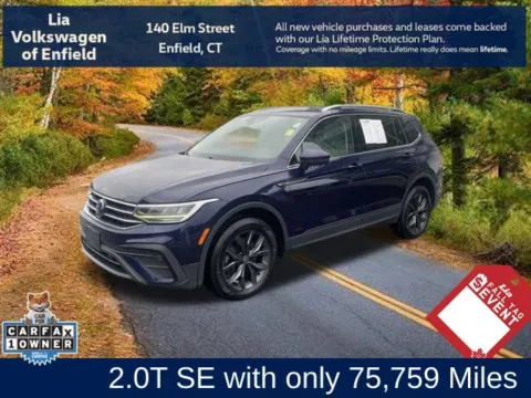 Blue 2023 Volkswagen Tiguan 2.0T SE for sale in Enfield, CT