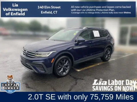 Blue 2023 Volkswagen Tiguan 2.0T SE for sale in Enfield, CT