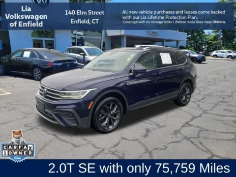Blue 2023 Volkswagen Tiguan 2.0T SE for sale in Enfield, CT