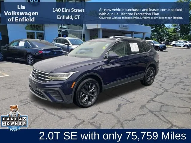 Blue 2023 Volkswagen Tiguan 2.0T SE for sale in Enfield, CT
