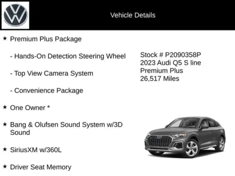 More photos of 2023 Audi Q5 Sportback 45 S line Premium at Lia Volkswagen, CT