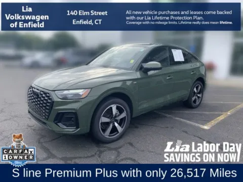 Green 2023 Audi Q5 Sportback 45 S line Premium for sale in Enfield, CT