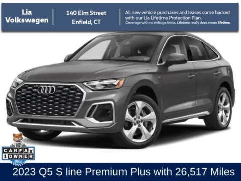 Green 2023 Audi Q5 Sportback 45 S line Premium for sale in Enfield, CT