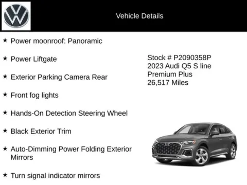 More photos of 2023 Audi Q5 Sportback 45 S line Premium at Lia Volkswagen, CT