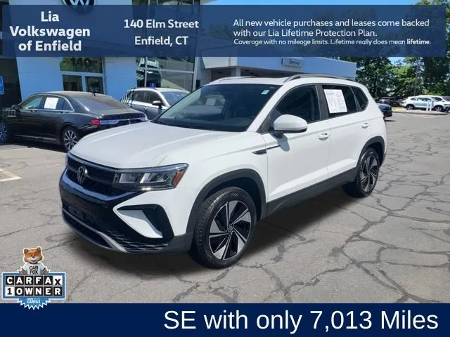 White 2023 Volkswagen Taos 1.5T SE for sale in Enfield, CT