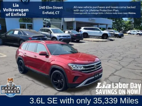 Red 2023 Volkswagen Atlas 3.6L V6 SE w/Technology for sale in Enfield, CT