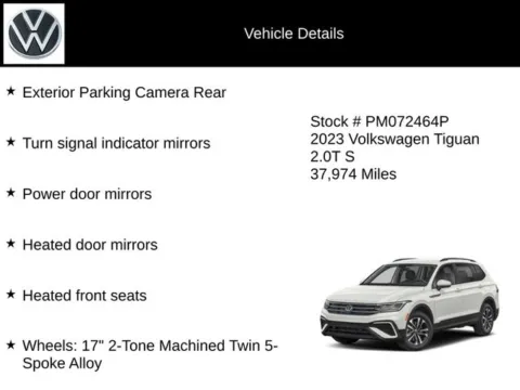 Another view of 2023 Volkswagen Tiguan 2.0T S for sale in Enfield, CT at Lia Volkswagen