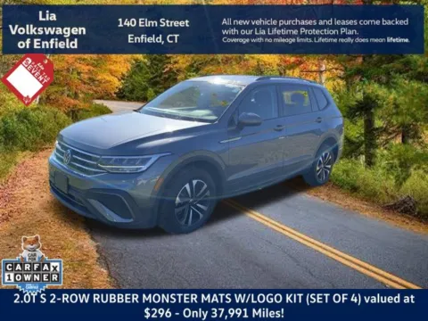 Gray 2023 Volkswagen Tiguan 2.0T S for sale in Enfield, CT