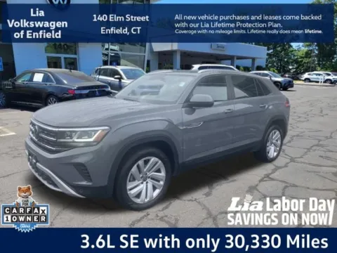Gray 2023 Volkswagen Atlas Cross Sport 3.6L V6 SE w/Technology for sale in Enfield, CT