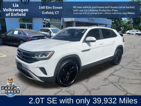 White 2023 Volkswagen Atlas Cross Sport 2.0T SE w/Technology for sale in Enfield, CT