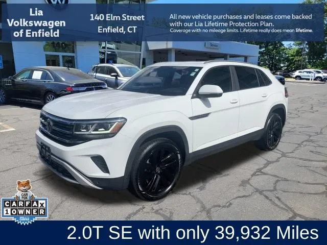 White 2023 Volkswagen Atlas Cross Sport 2.0T SE w/Technology for sale in Enfield, CT