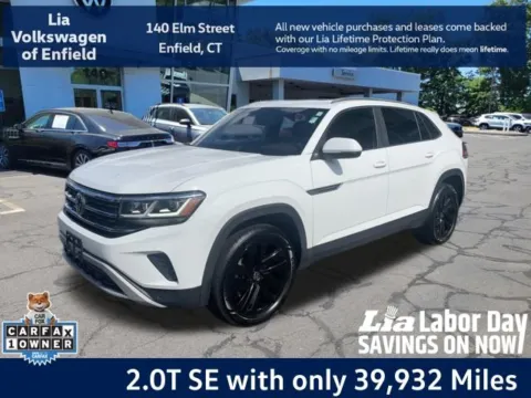 White 2023 Volkswagen Atlas Cross Sport 2.0T SE w/Technology for sale in Enfield, CT